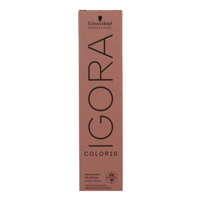 Igora Color 10 Schwarzkopf Rubio Oscuro Chocolate Dorado 6.65 Coloración Permanente en Crema Rápida 10 Minutos