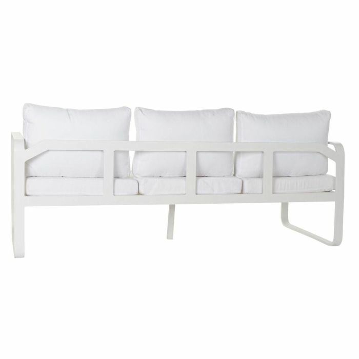 Sofa Terraza Y Jardin DKD Home Decor Blanco 72 x 78 x 184 cm Set de 4 2