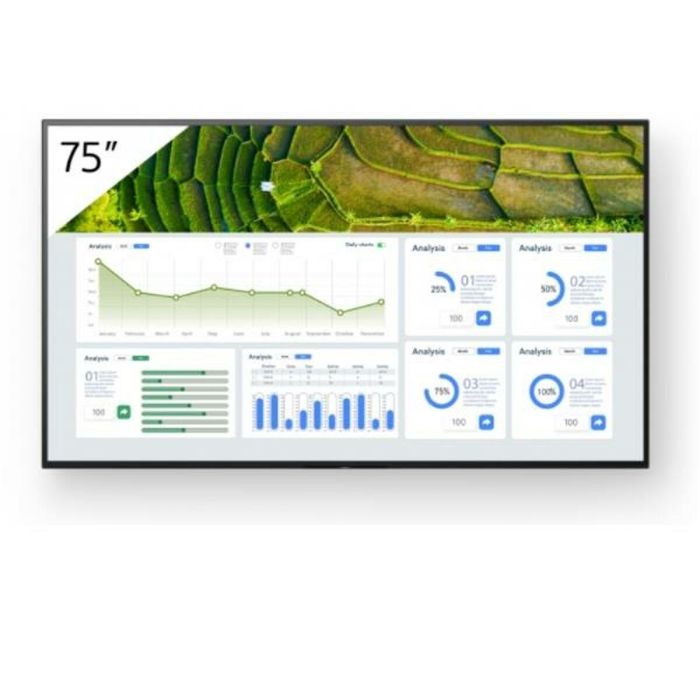 Monitor Videowall Sony FW-75BZ30L 4K Ultra HD 75" HDCP 1 Monitor Videowall Sony FW-75BZ30L 4K Ultra HD 75" HDCP 1