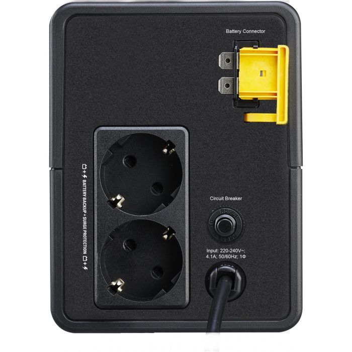 APC BVX900LI-GR UPS Línea Interactiva 0.9 kVA 480W 2 Salidas AC, Negro 1 APC BVX900LI-GR UPS Línea Interactiva 0.9 kVA 480W 2 Salidas AC, Negro 1