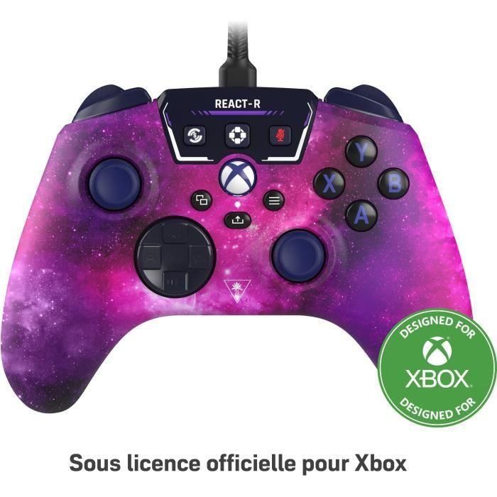 Controlador de juego con cable - TURTLE BEACH - REACT-R - Nebula - Xbox y Windows 1 Controlador de juego con cable - TURTLE BEACH - REACT-R - Nebula - Xbox y Windows 1
