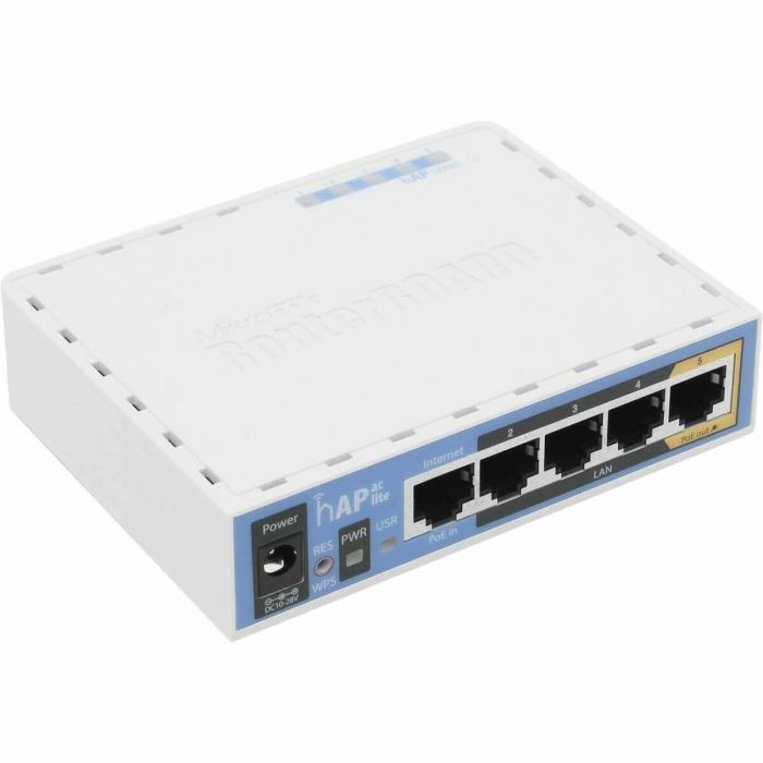 Router Mikrotik RB952UI-5AC2ND Dual Chain 2.4 GHz 5 GHz Blanco 500 Mbit/s 1 Router Mikrotik RB952UI-5AC2ND Dual Chain 2.4 GHz 5 GHz Blanco 500 Mbit/s 1