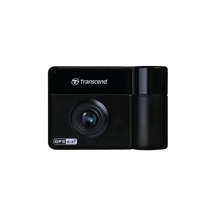 Transcend DrivePro 550 - Dashcam 2K Ultra HD, 140° Widescreen, 128GB MicroSD, GPS, WiFi, Modo Noche
