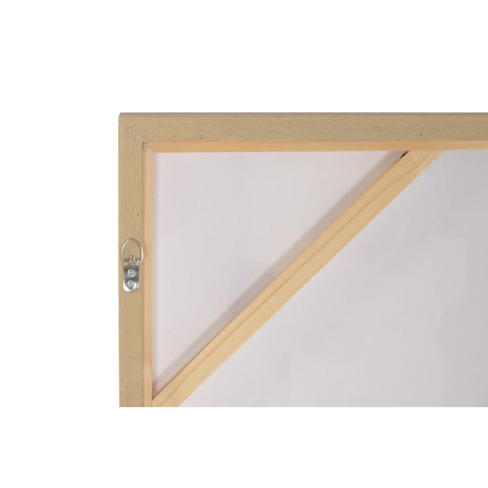 DKD Home Decor Cuadro Mujer Rayas Marron Blanco 4 x 120 x 90 cm (2 Unidades)