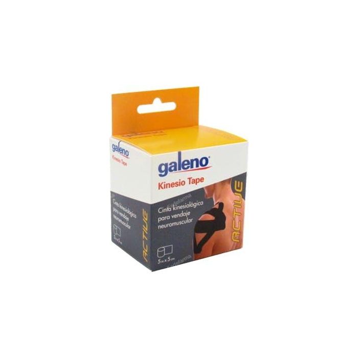 GALENO Kinesio Tape 5 m x 5 cm Negro