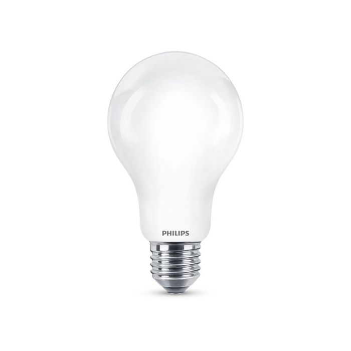 Philips Bombilla LED E27 17,5W 2452LM 6500K Luz Fría, No Regulable, Equivalencia 150W, Cristal Mate