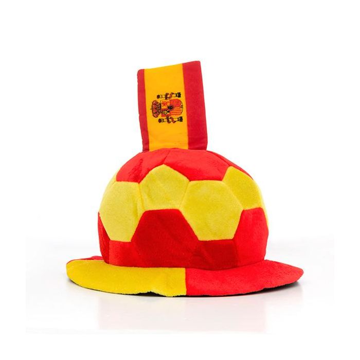 Gorro Balón de Fútbol con Bandera de España en Relieve Th3 Party 1 Gorro Balón de Fútbol con Bandera de España en Relieve Th3 Party 1