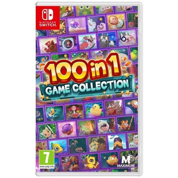 Just For Games JUS1736787900910 Colección de juegos 100 en 1 para Nintendo Switch