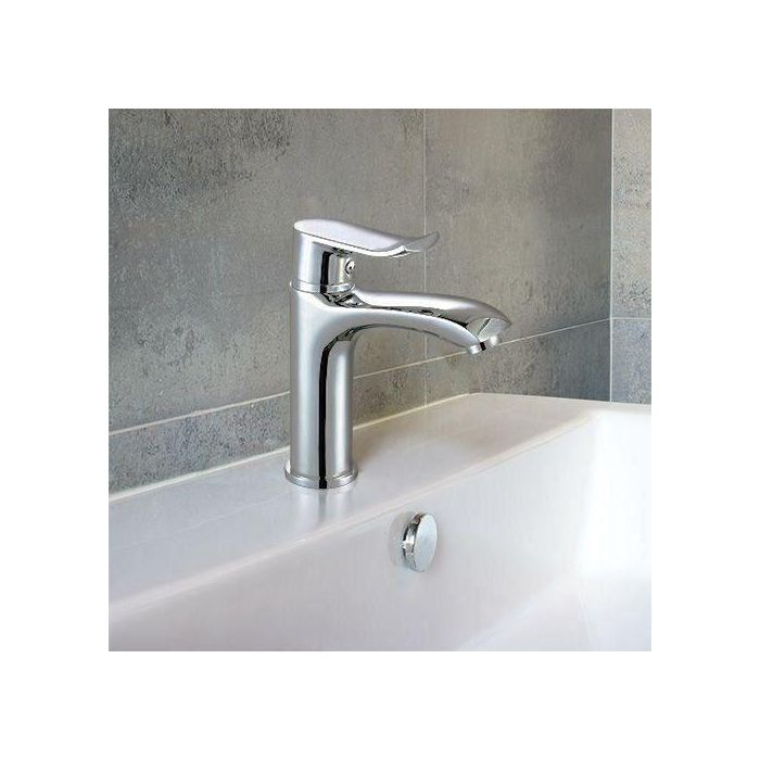 Edouard Rousseau EDR3047404057152 Mezclador de lavabo Rangoon con reductor de caudal, cartucho cerámico Ø 35 mm, acabado Cromo 2