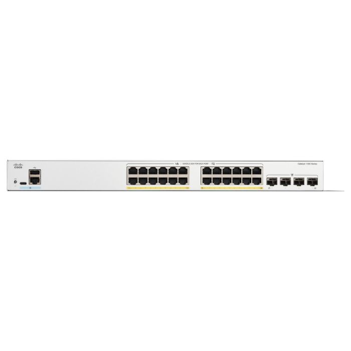 Cisco CATALYST 1300 Switch Gestionado L2/L3 24-Port GE PoE Montaje en Rack 1 Cisco CATALYST 1300 Switch Gestionado L2/L3 24-Port GE PoE Montaje en Rack 1