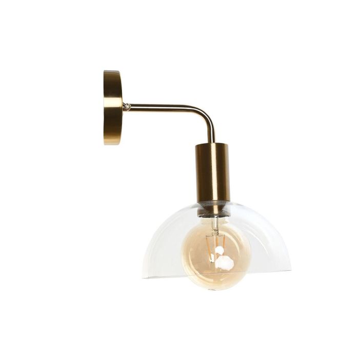 Lámpara de Pared DKD Home Decor Dorado Metal Cristal 50 W Moderno 220 V 20 x 25 x 28 cm 4 Lámpara de Pared DKD Home Decor Dorado Metal Cristal 50 W Moderno 220 V 20 x 25 x 28 cm 4