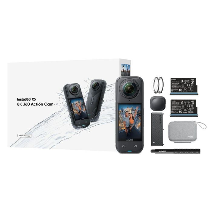 Insta360 INS6977644761496 X5 Bundle Edition Cámara Deportiva 360° 8K WiFi Bluetooth FlowState Resistente Agua 8 Insta360 INS6977644761496 X5 Bundle Edition Cámara Deportiva 360° 8K WiFi Bluetooth FlowState Resistente Agua 8