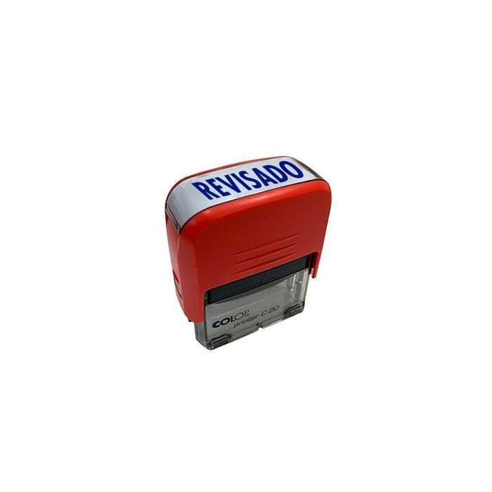 Colop Sello Printer C20 Formula Revisado Almohadilla E-20 14x38 mm Rojo Colop Sello Printer C20 Formula Revisado Almohadilla E-20 14x38 mm Rojo