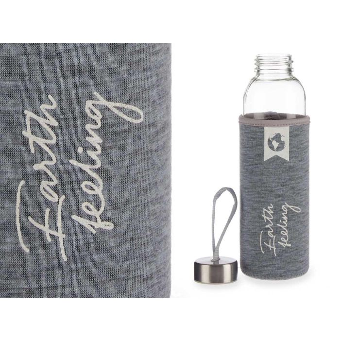 Botella Neopreno Cristal Gris Etiquet 500Ml Surtidos Vivalto 6X22CM (24 Unidades) 3 Botella Neopreno Cristal Gris Etiquet 500Ml Surtidos Vivalto 6X22CM (24 Unidades) 3