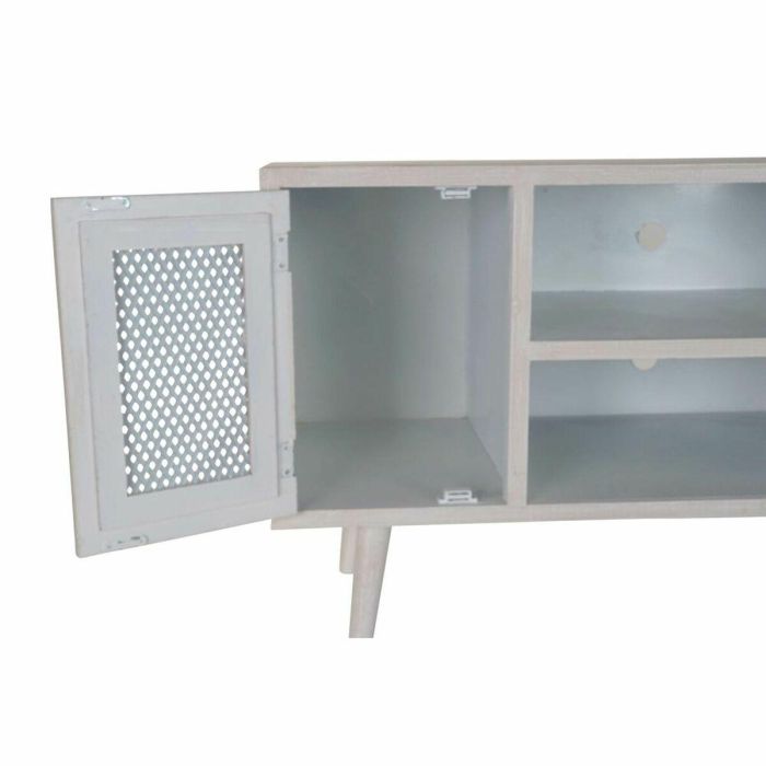 Mueble Tv Moderno DKD Home Decor Blanco 41 x 61 x 110 cm 4