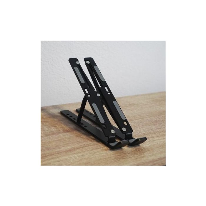 Elbe ACP-102 Soporte de Aluminio para Portátiles y Tablets con 6 Configuraciones de Ángulo 3 Elbe ACP-102 Soporte de Aluminio para Portátiles y Tablets con 6 Configuraciones de Ángulo 3