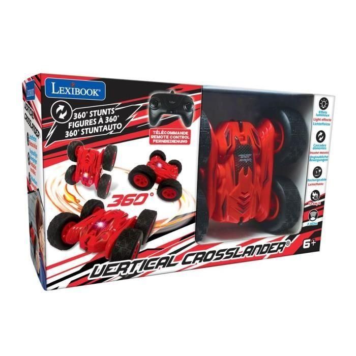 LEXIBOOK - Coche de control remoto recargable Tumbling Crosslander - Rotación de 360 °, conducción sobre 2 ruedas y luces 4 LEXIBOOK - Coche de control remoto recargable Tumbling Crosslander - Rotación de 360 °, conducción sobre 2 ruedas y luces 4