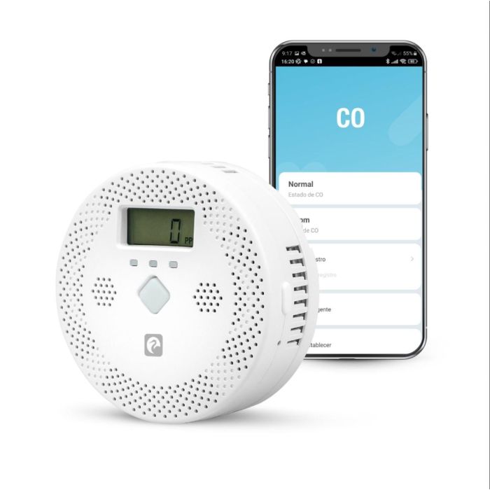 Detector de Seguridad de Co Smart Wifi Garza 401348C 4 Detector de Seguridad de Co Smart Wifi Garza 401348C 4