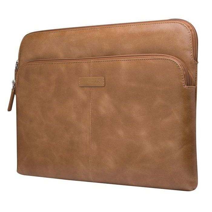 dbramante1928 Skagen Pro+ Funda Ordenador Portátil para MacBook Pro 14" / PC hasta 14" de Piel Color Tan 3
