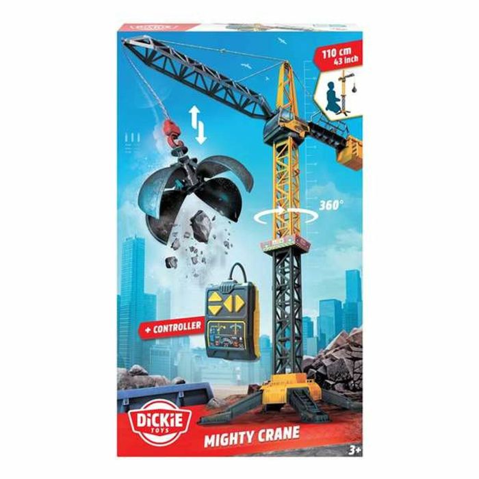 Smoby Grúa Radio Control Mighty Crane 110 cm Gira 360° con Mando por Cable Niños +3 años 0 Smoby Grúa Radio Control Mighty Crane 110 cm Gira 360° con Mando por Cable Niños +3 años 0