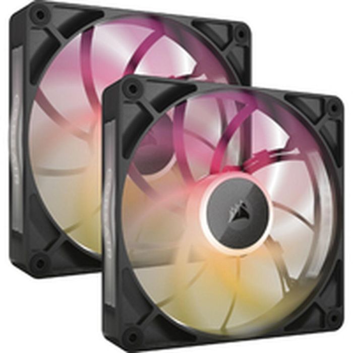 Corsair CO-9051036-WW Refrigeración PC Kit Doble Ventilador iCUE LINK RX140 RGB Max 10 Corsair CO-9051036-WW Refrigeración PC Kit Doble Ventilador iCUE LINK RX140 RGB Max 10
