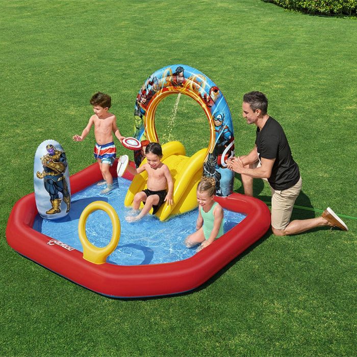 Piscina Infantil Bestway The Avengers Multicolor +2 Años PVC Plástico 21 Piscina Infantil Bestway The Avengers Multicolor +2 Años PVC Plástico 21