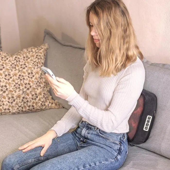 Livoo DOS204 Masajeador Shiatsu 2 en 1 para Pies y Espalda con 24 Cabezales, 3 Velocidades, Con o sin Calor - Gris 5