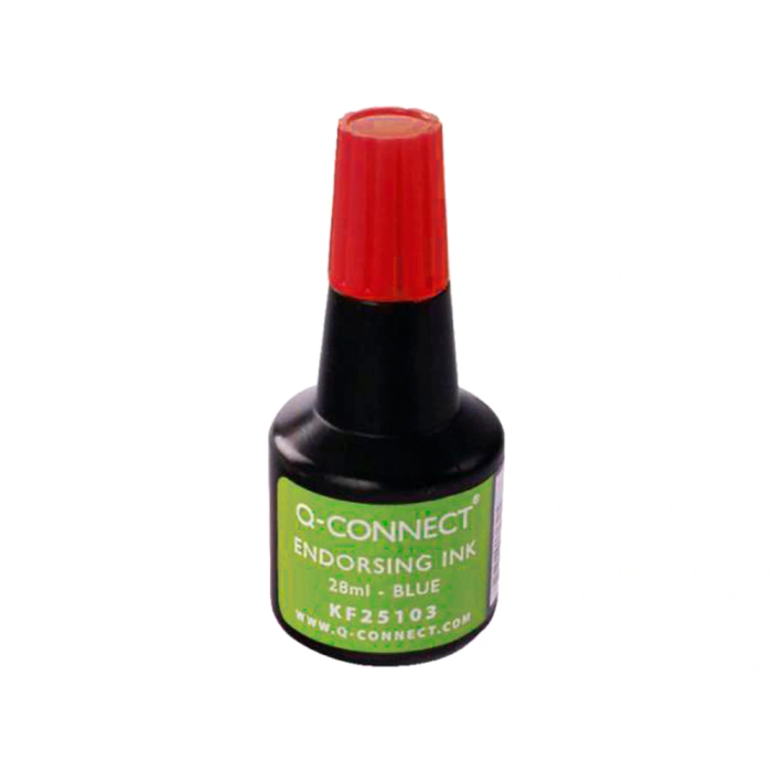 Q-connect Tinta para Tampon Rojo Bote 28 ml 2 Q-connect Tinta para Tampon Rojo Bote 28 ml 2