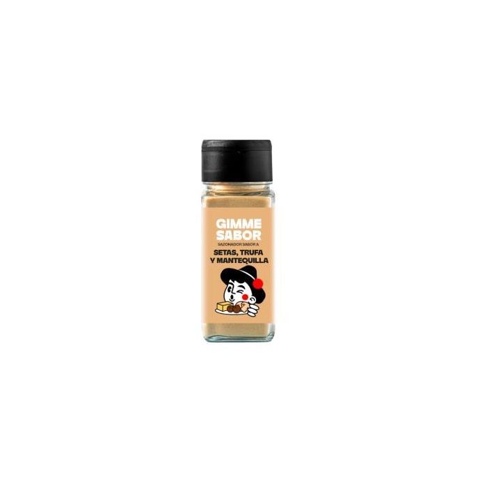 GIMME Sazonador de Setas, Trufa y Mantequilla Vegano 55g para Risottos, Espaguetis, Tofu, Ensaladas, Caldos y Sopas