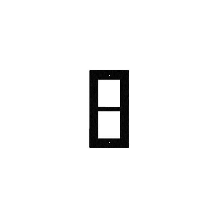 2N IP Verso - Frame for flush installation, 2 modules - black (must be together with 9155015) 2N IP Verso - Frame for flush installation, 2 modules - black (must be together with 9155015)