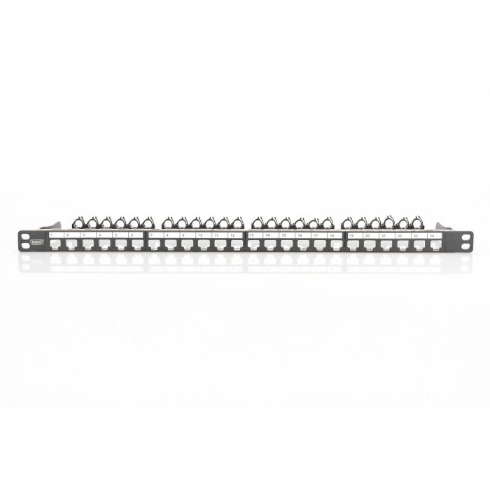 Digitus Patchpanel 0,5HE 24 Puertos Modular Cat6a Apantallado Negro 2