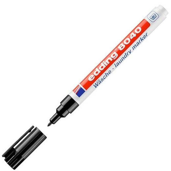 Rotulador permanente Edding Negro (10 Unidades) 1 Rotulador permanente Edding Negro (10 Unidades) 1
