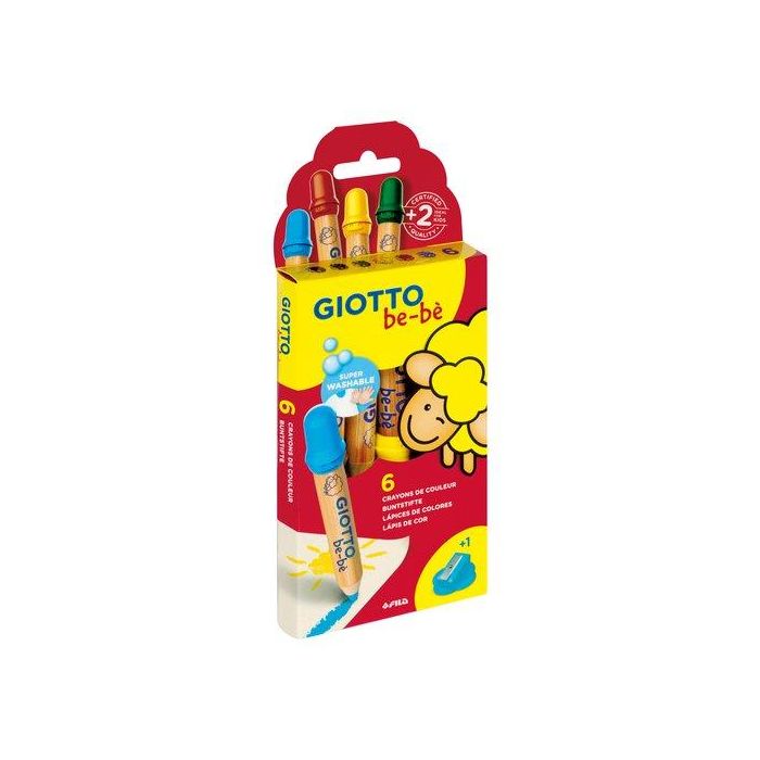 Lapices De Colores Giotto Bebe Super Estuche De 6