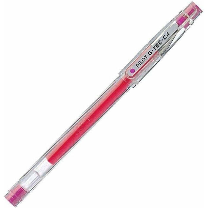 Bolígrafo de gel Pilot G-TEC C4 Rosa 0,2 mm (12 Unidades) 1