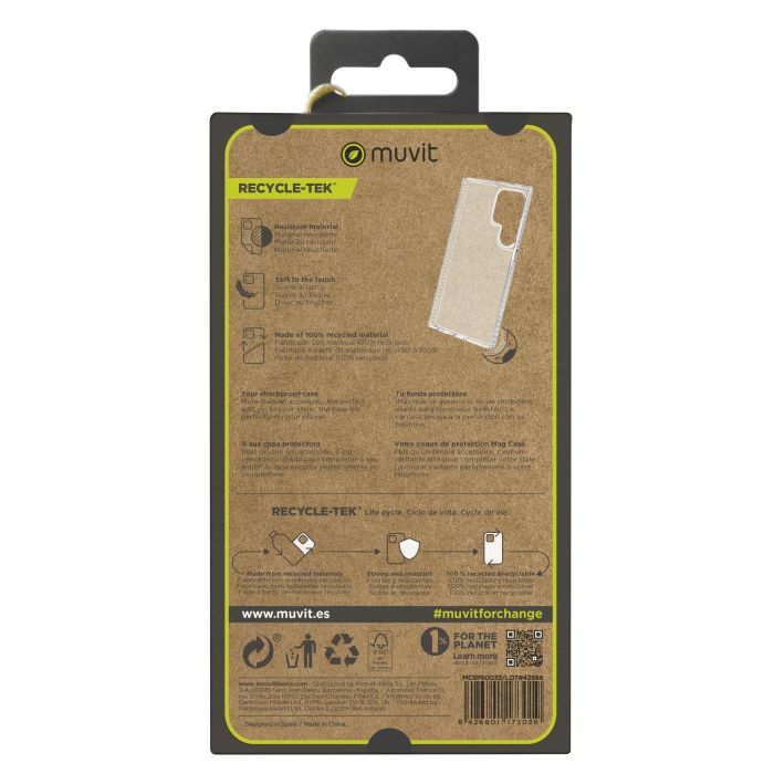 Muvit Funda Shockproof 3M para Samsung Galaxy, 100% Reciclada, Protección contra Caídas hasta 3 Metros 4 Muvit Funda Shockproof 3M para Samsung Galaxy, 100% Reciclada, Protección contra Caídas hasta 3 Metros 4