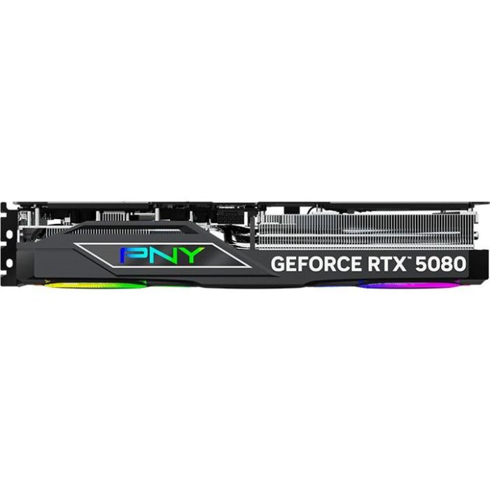 PNY VCG508016TFXXPB1-O GeForce RTX 5080 16GB GDDR7 OC con 3 ventiladores ARGB para Gaming 3