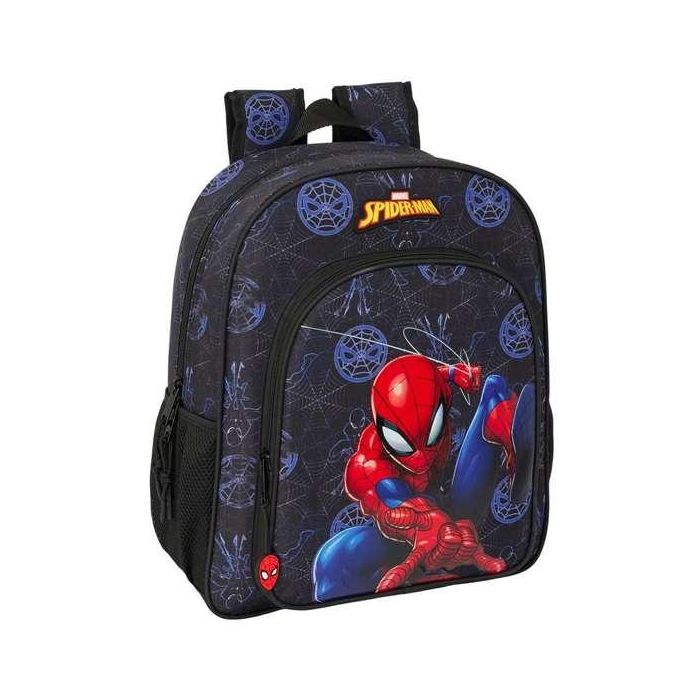 Safta Mochila Junior Adaptable a Carro Spider-Man Attack 380x320x120 mm