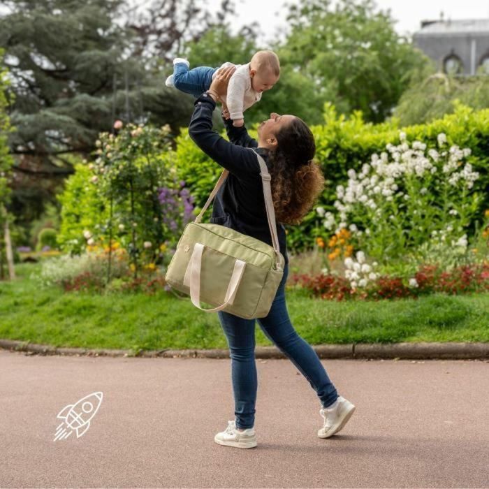 Badabulle BAD3661276189713 Bolso Cambiador Bowling 20L con Cambiador y Accesorios Cochecito Oliva 5 Badabulle BAD3661276189713 Bolso Cambiador Bowling 20L con Cambiador y Accesorios Cochecito Oliva 5