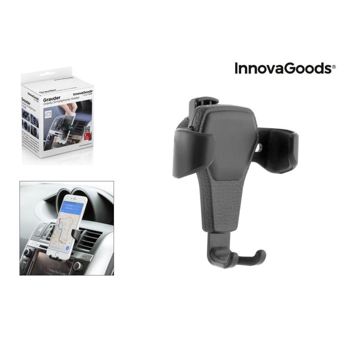 Inde Soporte Gravitatorio de Móviles para Coche - 9 x 6,8 x 9,4 cm (24 Unidades)