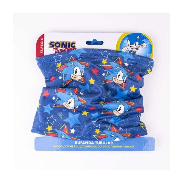 Cerdá Braga Cuello Calentador Infantil Sonic Multicolor Talla 4-6 Años (Edad 3-8 Años) 25.5x24 cm