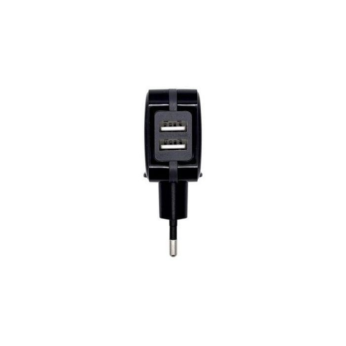 Aisens Cargador USB 17W 5V/3.4A, 2 Puertos con Control Inteligente, Negro 1 Aisens Cargador USB 17W 5V/3.4A, 2 Puertos con Control Inteligente, Negro 1