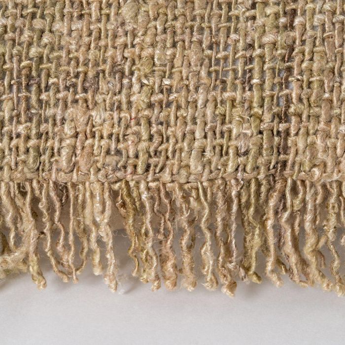 Cojín Beige Viscosa-Algodón 50 X 50 cm