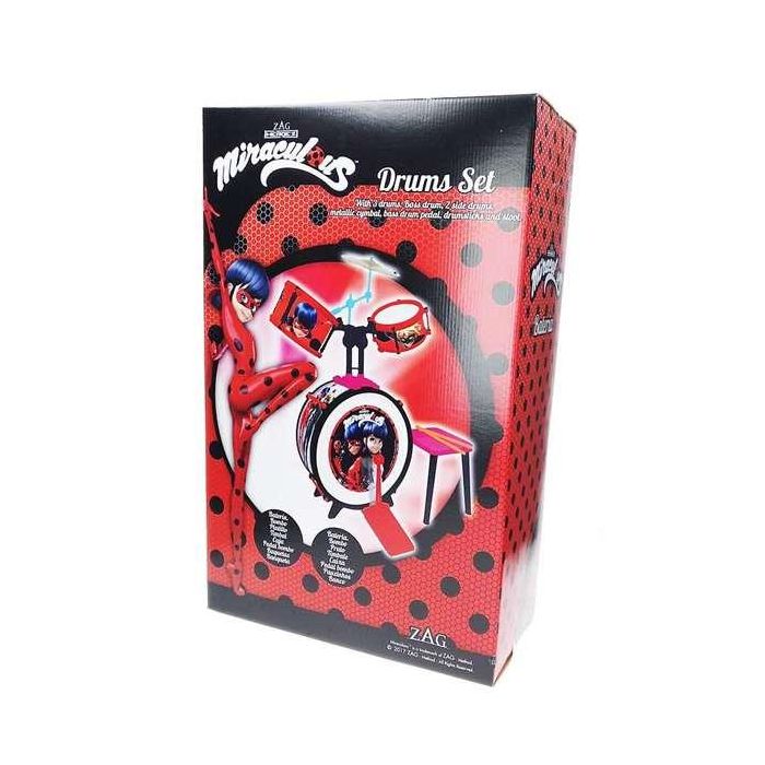 Reig Bateria 3 Elementos con Banqueta Juguete Infantil a partir de 3 Años