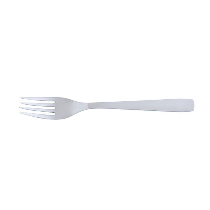 Quid Tenedores de Mesa Acero Inoxidable Modelo Inox Hotel | Caja 12 Unidades 19,5 cm x 2 mm | Acabado Brillo, Apto Lavavajillas