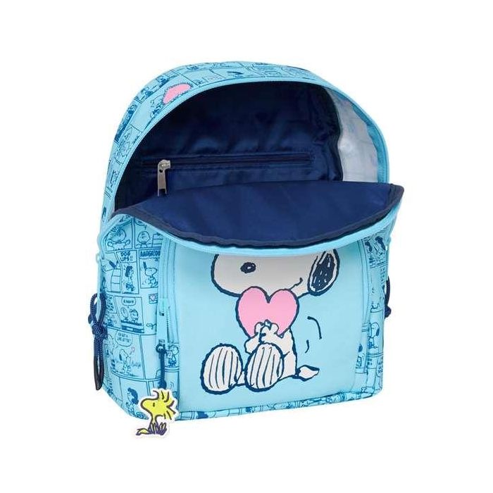 Mochila Casual Snoopy Love Azul claro 25 x 30 x 13 cm 3 Mochila Casual Snoopy Love Azul claro 25 x 30 x 13 cm 3