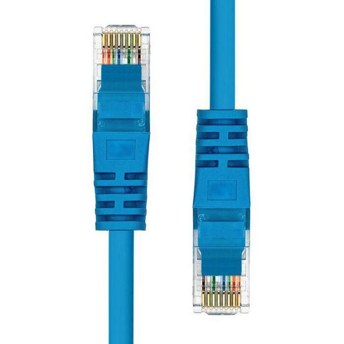 ProXtend CAT5e U/UTP CCA PVC Ethernet Cable Blue 20cm 1 ProXtend CAT5e U/UTP CCA PVC Ethernet Cable Blue 20cm 1
