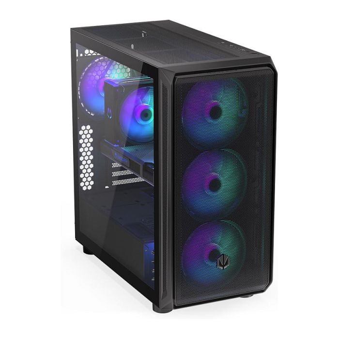 Endorfy ARX 700 ARGB TG Black Torre PC ATX ITX Micro ATX Negro Iluminación Multi