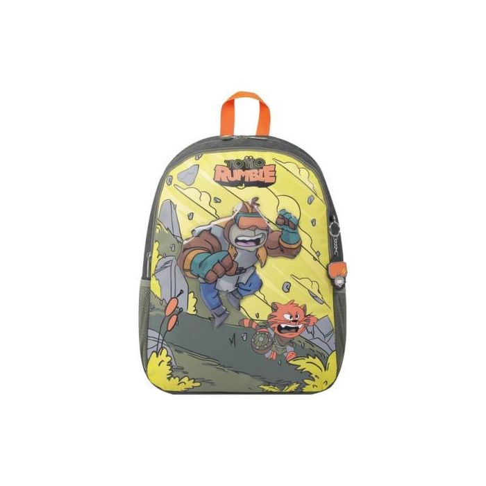 Totto Mochila Escolar Grande de Cartoons Verde MJ04BWM003-2310-4DJL