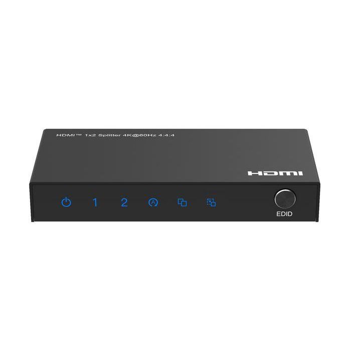 MicroConnect 4K@60Hz HDMI Splitter 1x2, 4:4:4 2
