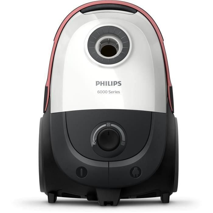 Aspirador cilíndrico con bolsa - PHILIPS XD6122/12 - 900 W - 4 L - Blanco polar 1 Aspirador cilíndrico con bolsa - PHILIPS XD6122/12 - 900 W - 4 L - Blanco polar 1